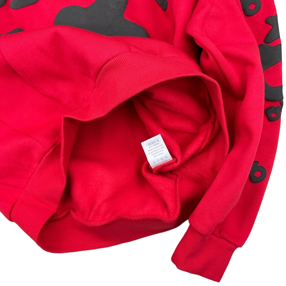 Sp5der Beluga Pullover Hoodie Red | Spider Worldwide - Picture 6 of 6